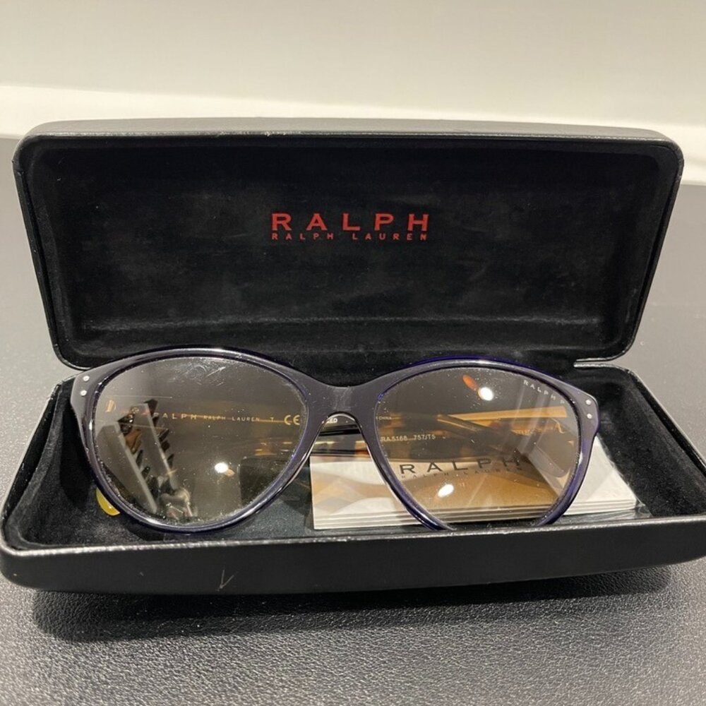 Ralph Lauren Polarized Sunglasses Cat Eye Havana Brown